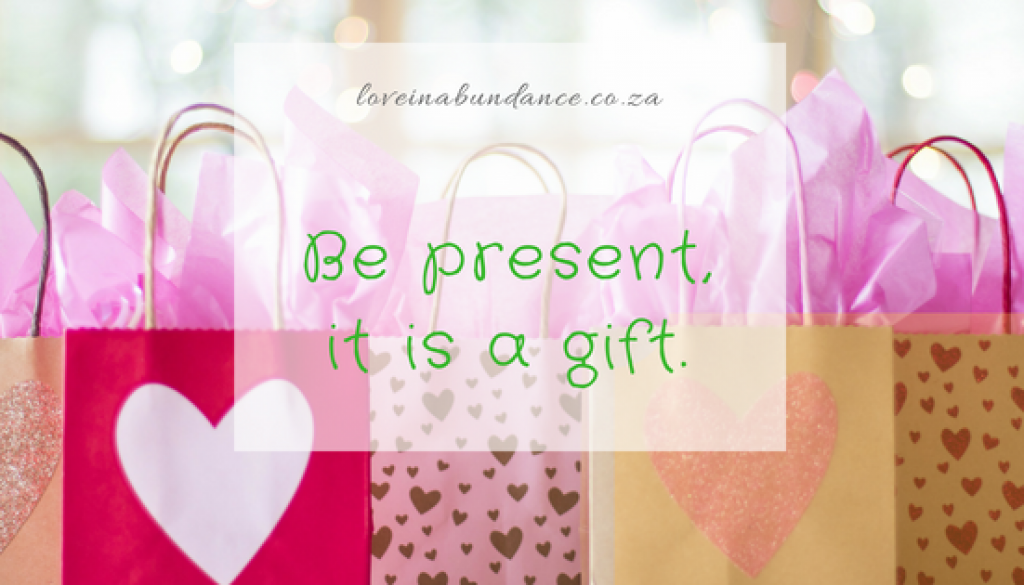 being present